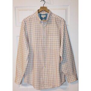 Men's Banana Republic Button-Up Plaid Dress Shirt (Size: XL - 17/17.5)